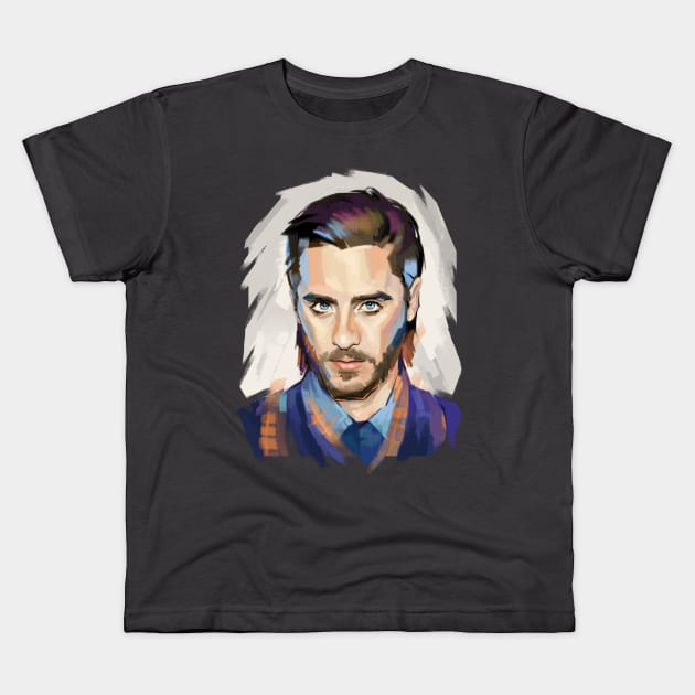 Jared Leto Kids T-Shirt by ashmidt